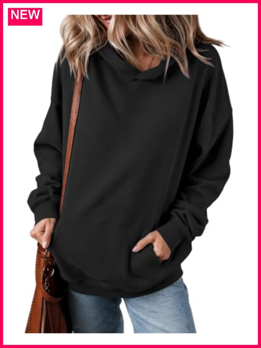 Oversized Women's Pullover Hoodie 90% Polyester 10% Spandex Fall Winter